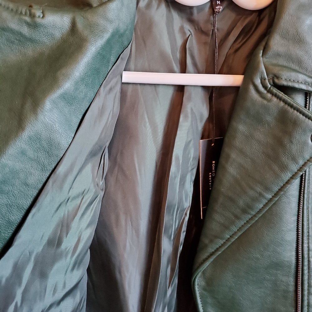 Romeo & Juliet Couture Faux Leather Jacket - Picture 3 of 8
